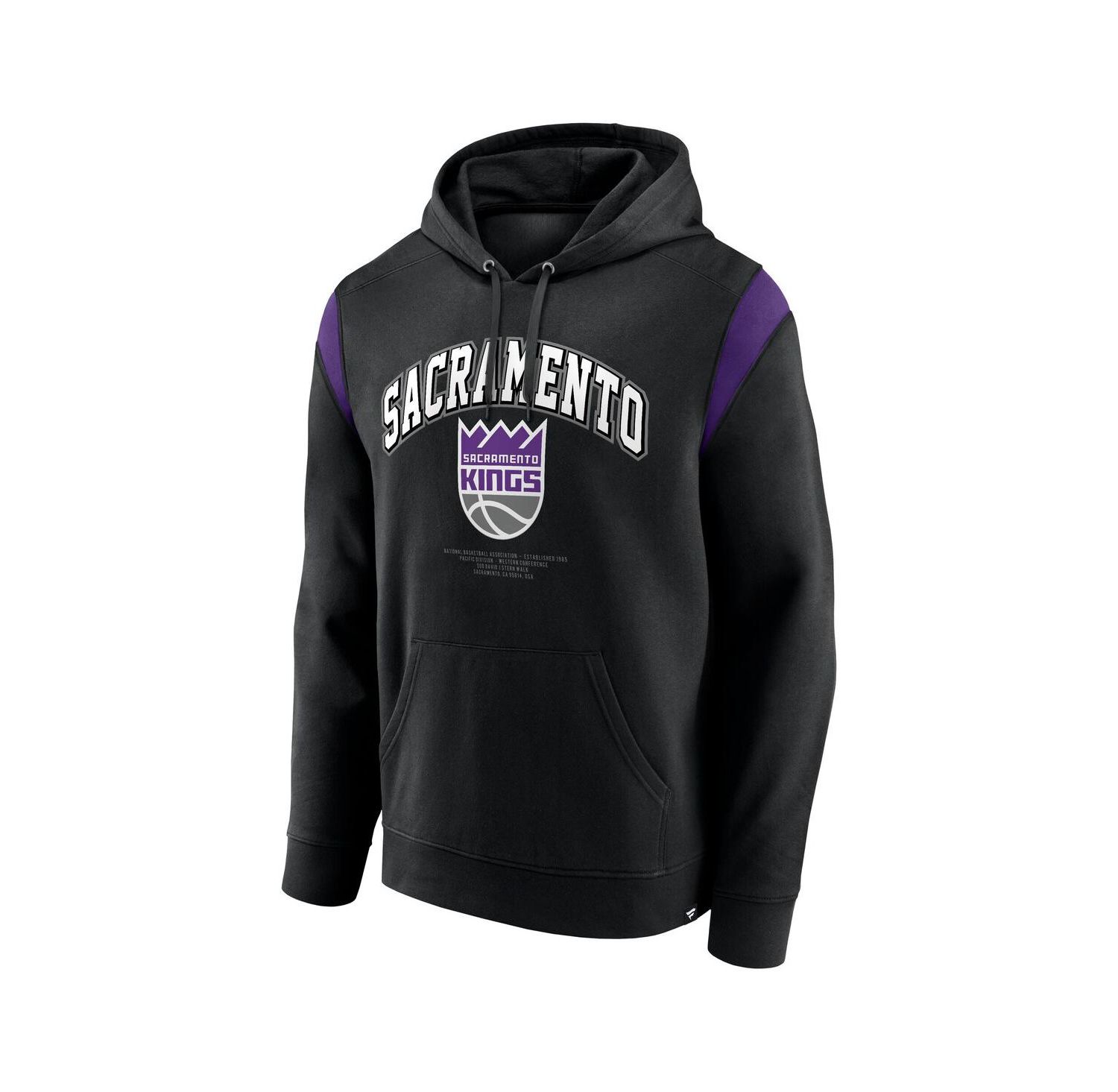 Men's Black Sacramento Kings Scorer Pullover Hoodie