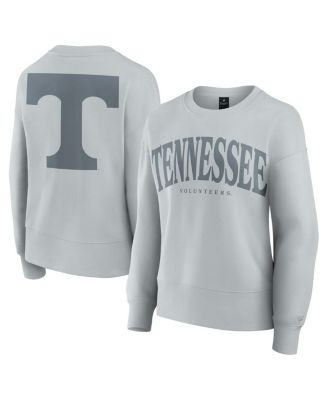 Fanatics - Women's Gray Tennessee Volunteers Supersoft Flow Fleece Pullover Sweatshirt