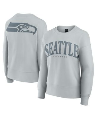 Fanatics - Women's Gray Seattle Seahawks Elements Pullover Sweatshirt