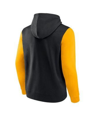 Men's Black Boston Bruins Deliver Fleece Pullover Hoodie