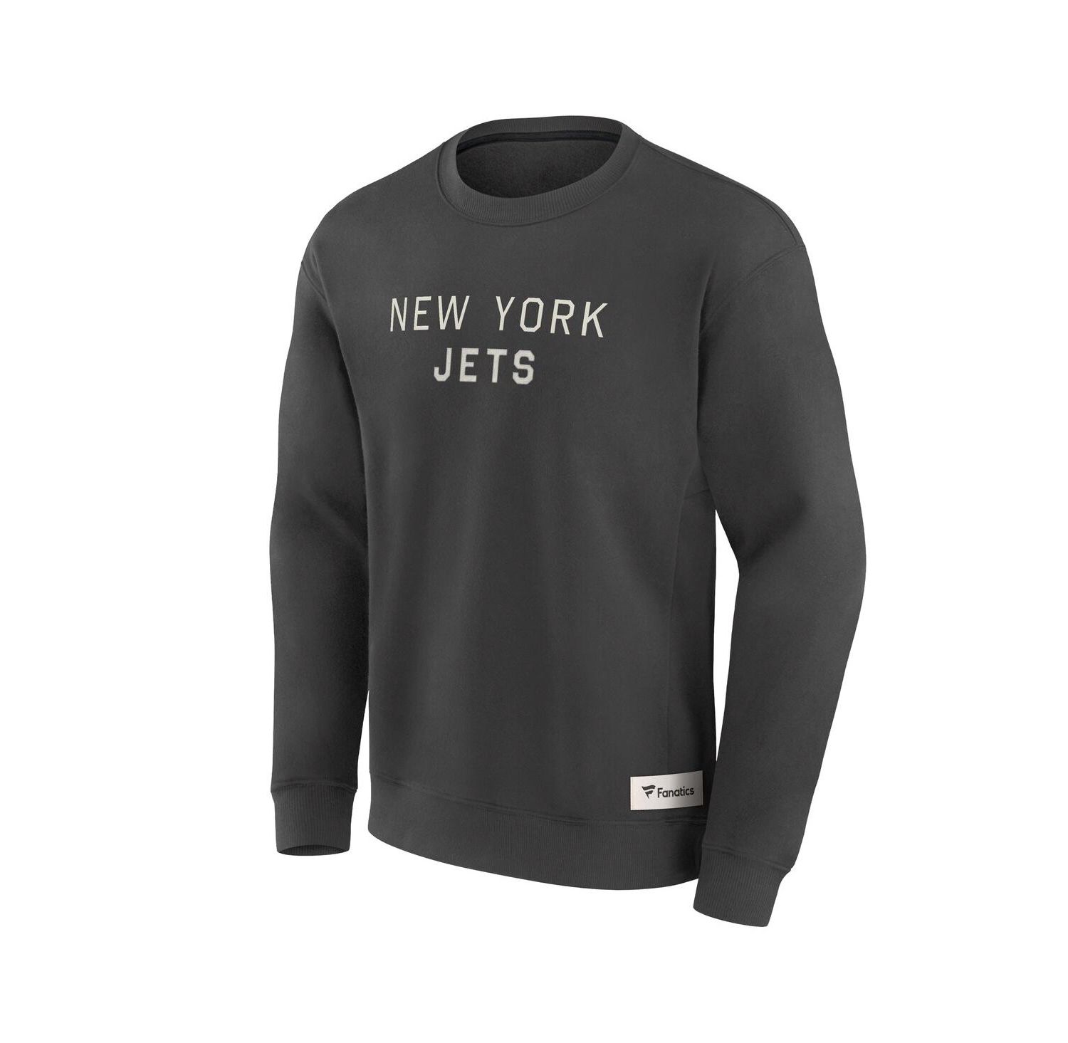 Men's Charcoal New York Jets Elements Future Ground Lettering Pullover Sweatshirt