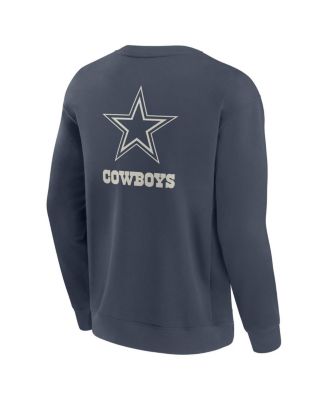 Men's Navy Dallas Cowboys Elements Future Ground Lettering Pullover Sweatshirt