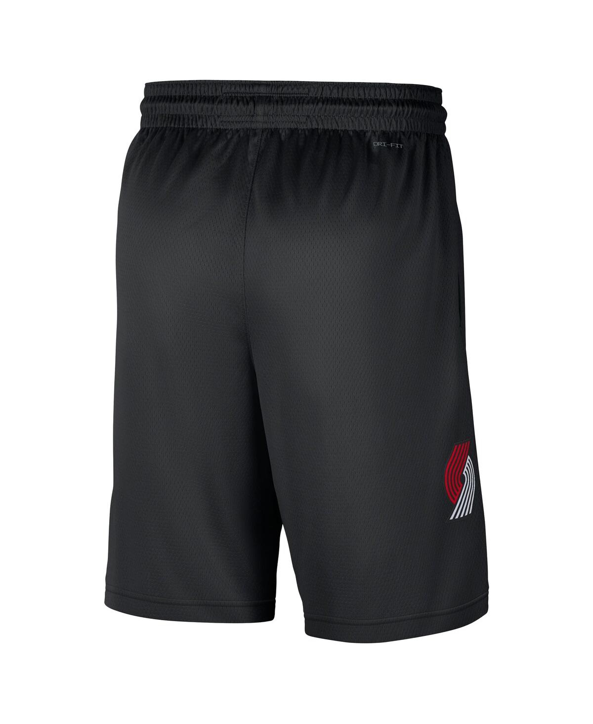 Nike Men's Black Portland Trail Blazers Swingman Dri-fit Shorts