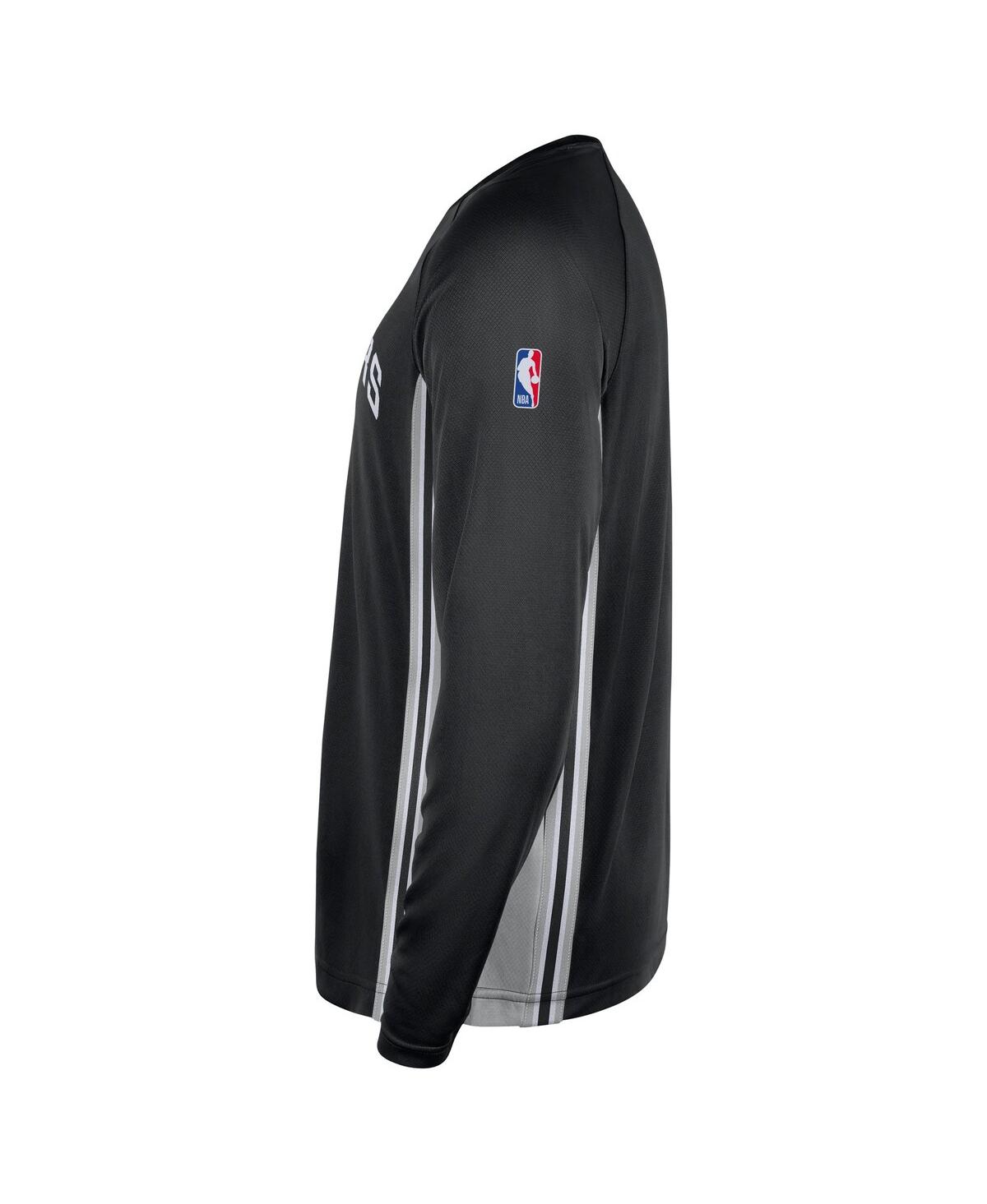 Nike Men's Black San Antonio Spurs 2025/26 Authentic Pre-game Legend Dri-fit Long Sleeve Shooting Shirt In Black
