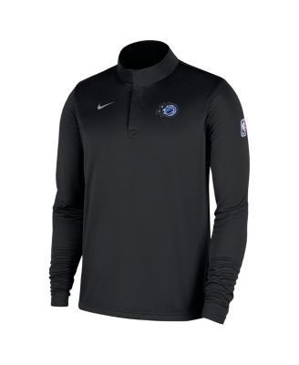 Men's Black Orlando Magic 2025/26 Authentic Coaches Quarter-Zip Dri-Fit Sweatshirt
