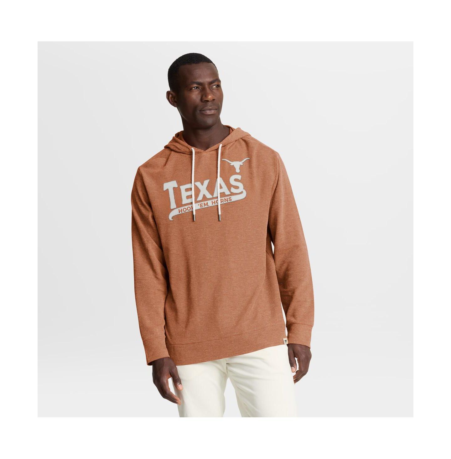 Мужское худи Fanatics Texas Orange Texas Longhorns Hometown Premium Huddle Up Long Sleeve T-Shirt — фото 1