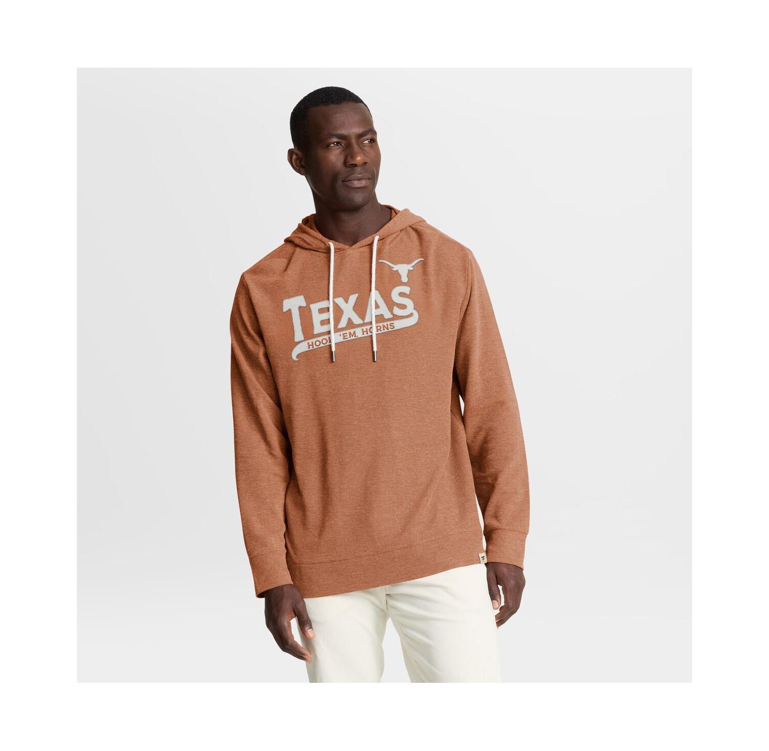 Men's Texas Orange Texas Longhorns Hometown Premium Huddle Up Long Sleeve Hoodie T-Shirt