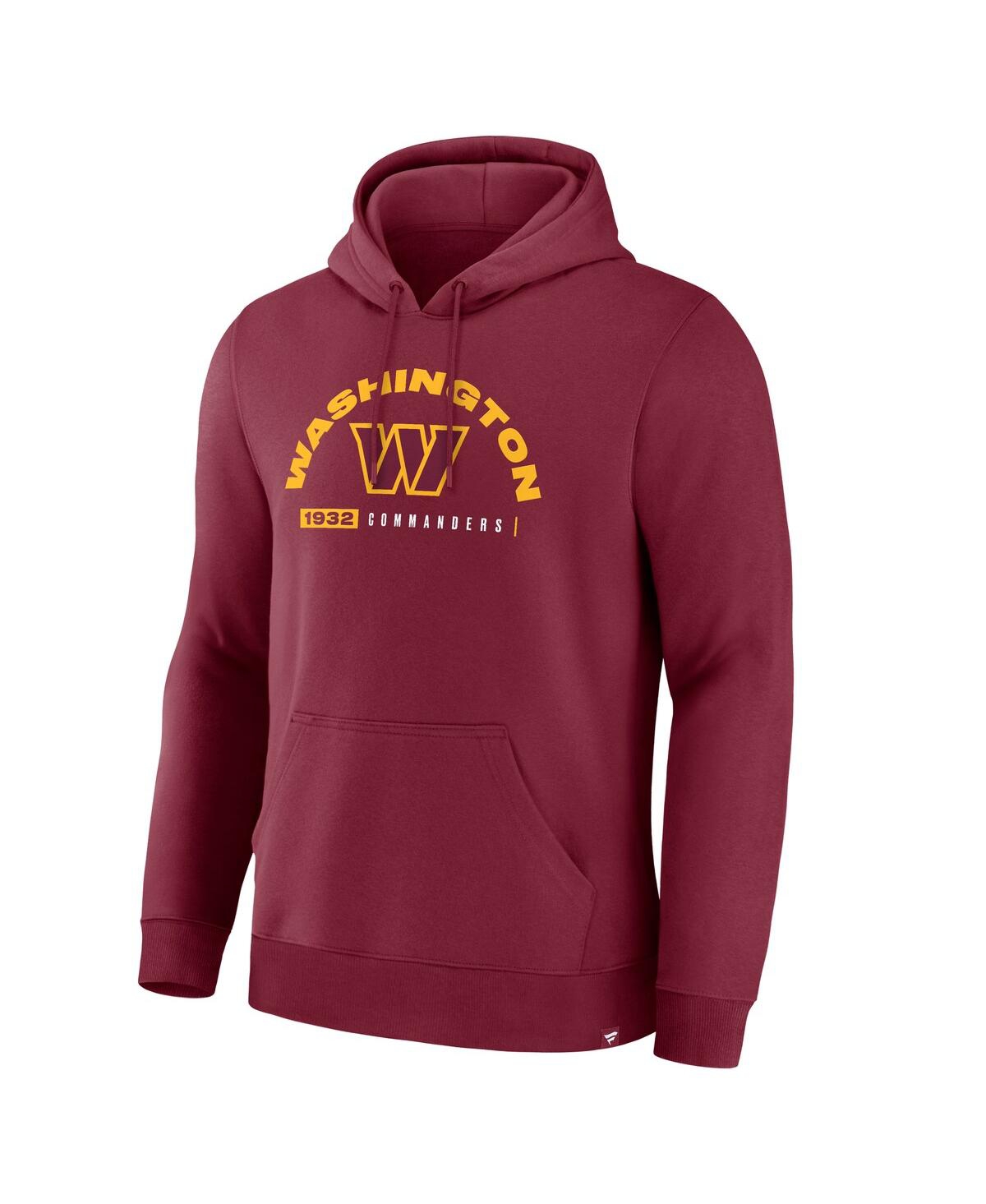 Fanatics Men's Burgundy Washington Commanders Delay of Game Legacy Pullover Hoodie