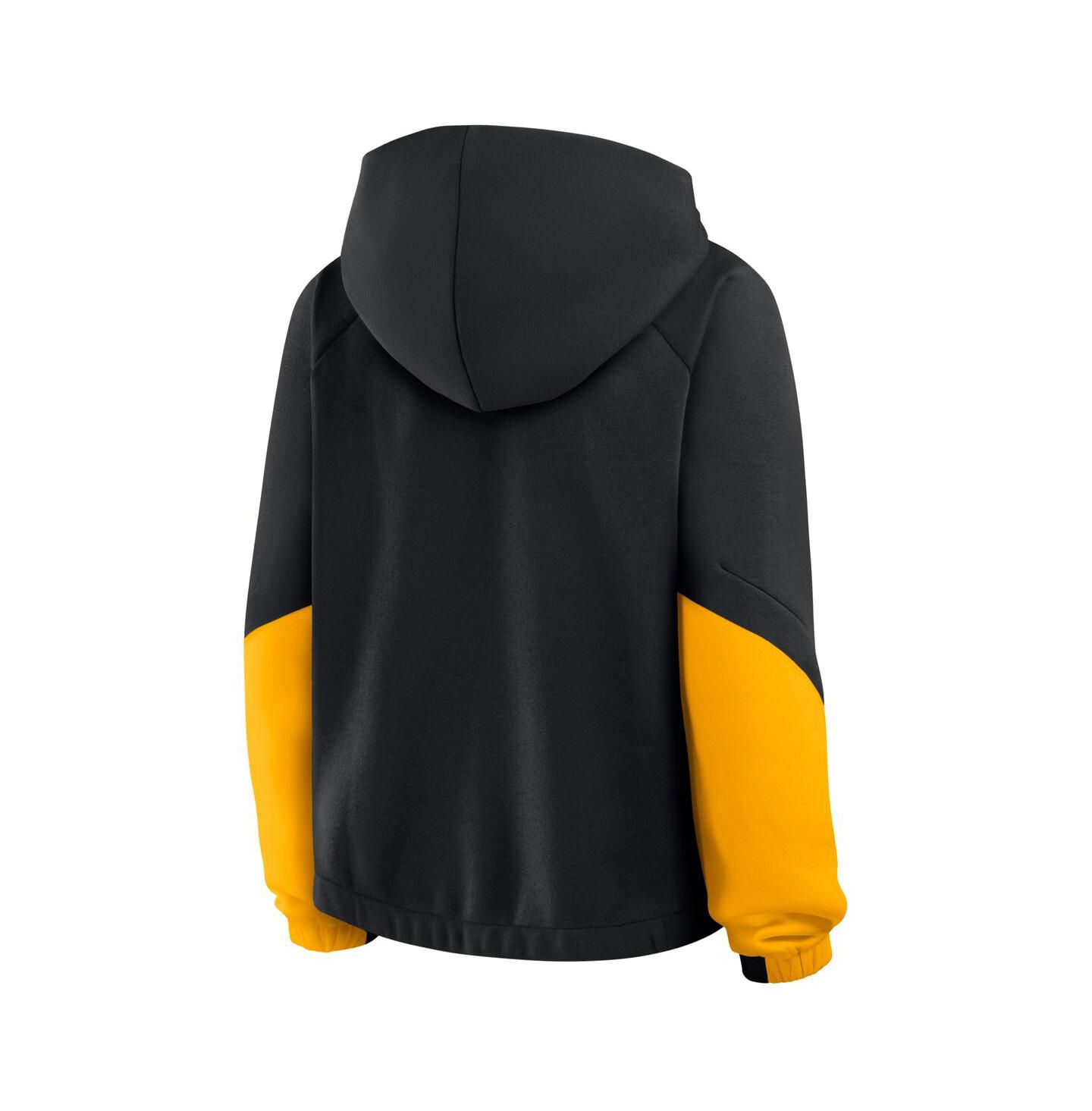 Женское худи Fanatics Black Pittsburgh Steelers Oversized Redzone Bubble Screen Pullover — фото 3