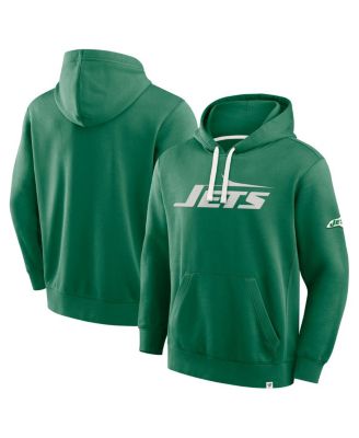 Men's Kelly Green New York Jets New Horizons Heritage Pullover Hoodie