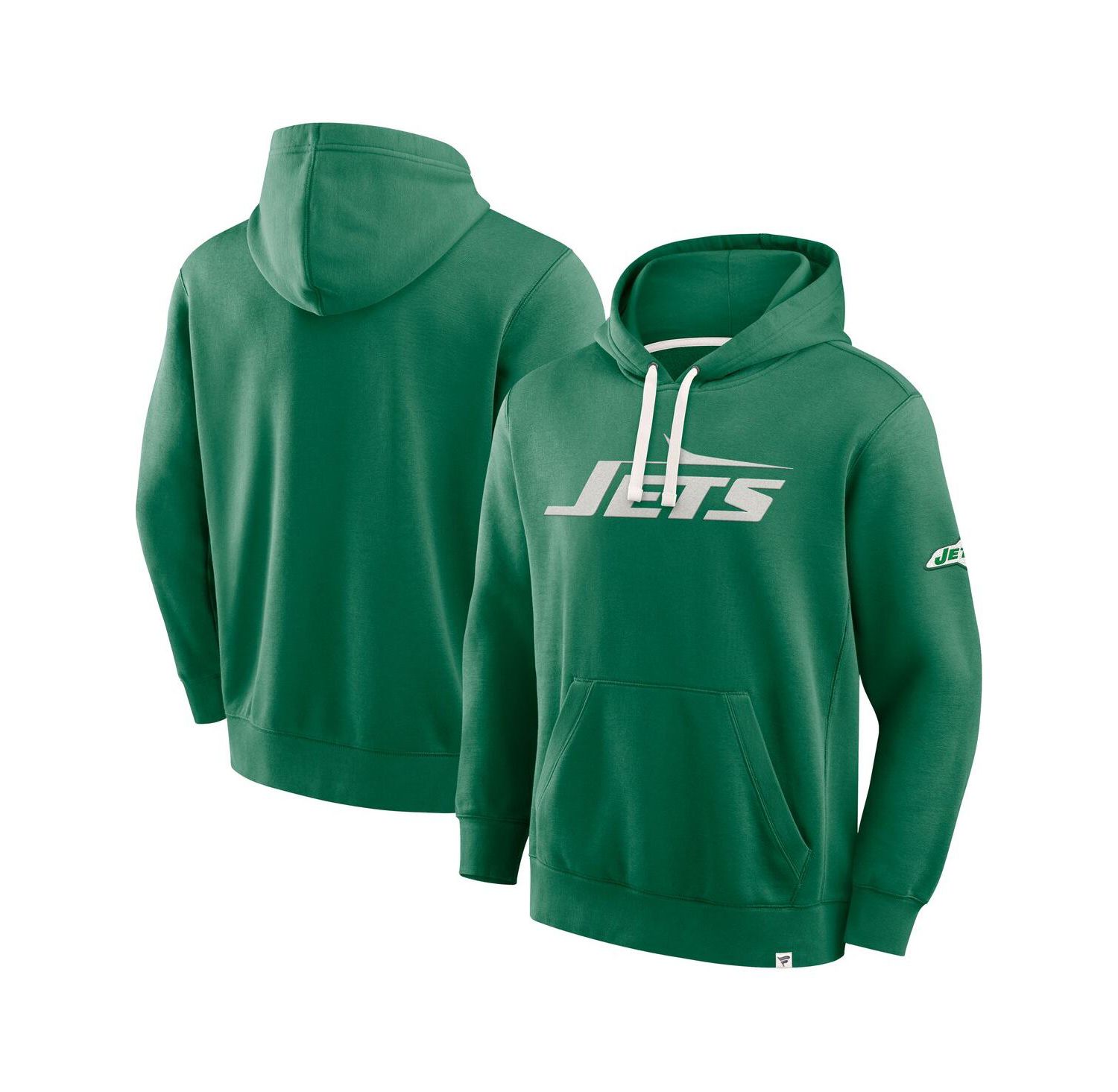 Men's Kelly Green New York Jets New Horizons Heritage Pullover Hoodie
