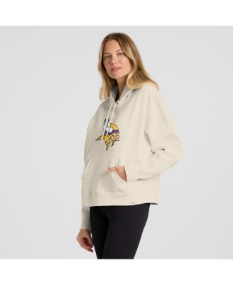 Fanatics - Women's Cream Minnesota Vikings Dove Legacy Pullover Hoodie