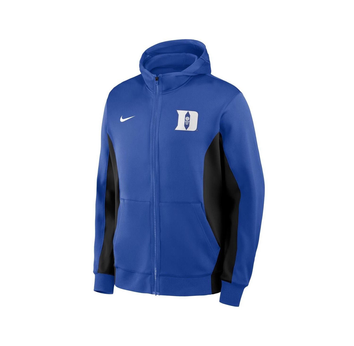 Men's Royal/Black Duke Blue Devils Dri-FIT Game Full-Zip Hoodie Jacket
