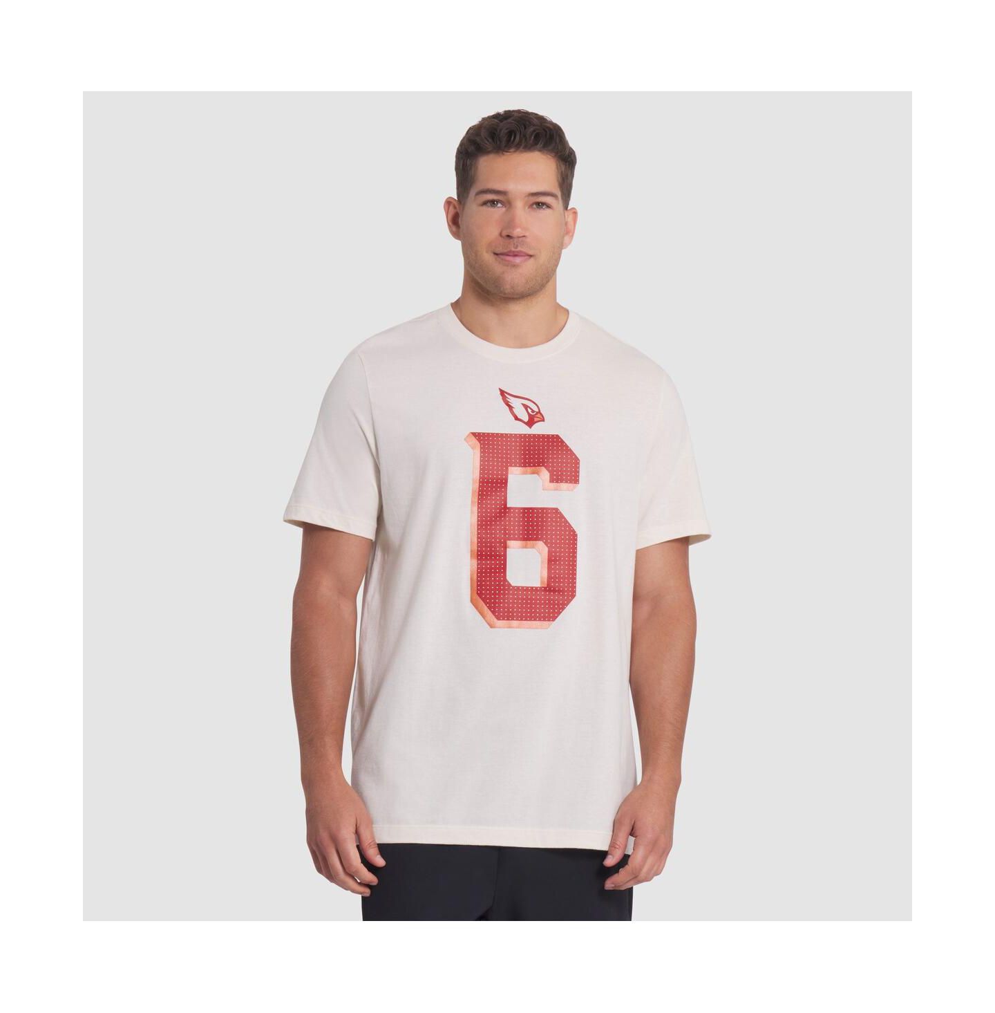 Мужская футболка Nike James Conner Natural Arizona Cardinals 2025 Rivalries Collection Player Name & Number — фото 1