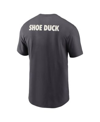 Men's Anthracite Oregon Ducks Shoe Duck Unstoppable Force Dri-FIT T-Shirt