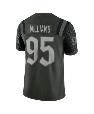 Men's Quinnen Williams Gotham Green New York Jets 2025 Rivalries Collection Limited Jersey