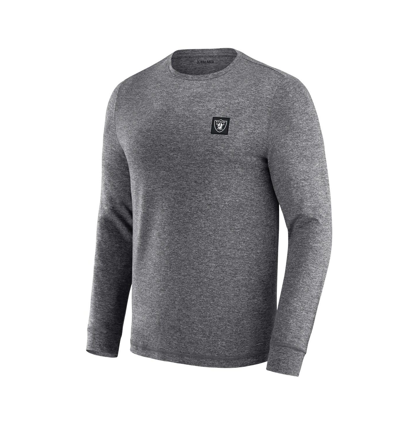 Мужская футболка J. Palmer Black Las Vegas Raiders Four Down Long Sleeve — фото 2