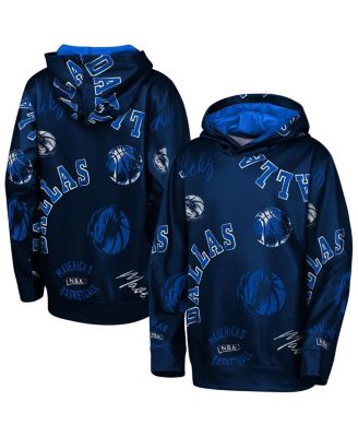 Outerstuff - Big Boys and Girls Navy Dallas Mavericks Moving Violation Hoodie