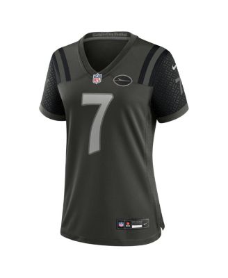 Women's Justin Fields&nbsp;Gotham Green New York Jets 2025 Rivalries Collection Game Jersey