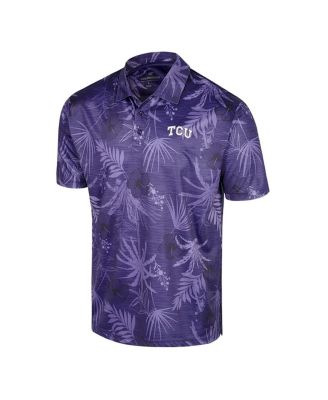 Men's Purple TCU Horned Frogs Palms Team Polo Shirt