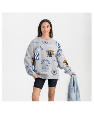 Gameday Couture - Women's Gray Kentucky Wildcats Always on Repeat Fleece Sweatshirt