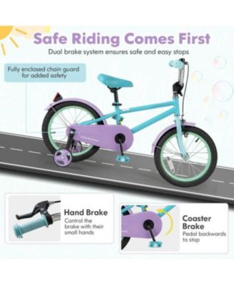 16 Inch Kids Bike with Adjustable Handlebar and Saddle