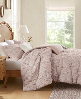 Mona Sculpted Jacquard 5-Pc. Comforter Set, Full/Queen