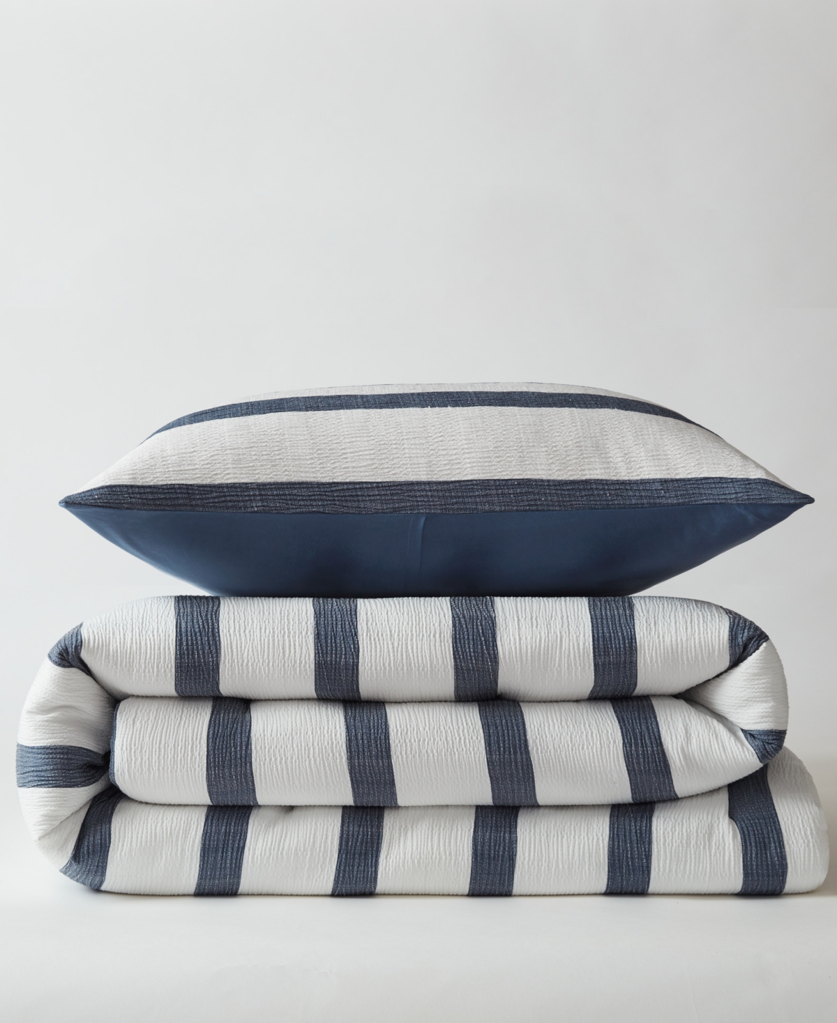 510 Design Merritt Yarn-dyed Striped 2-pc. Comforter Set, Twin/twin Xl In Blue