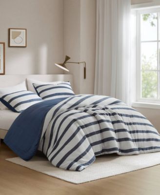 Merritt Yarn-Dyed Striped 3-Pc. Comforter Set, King/California King