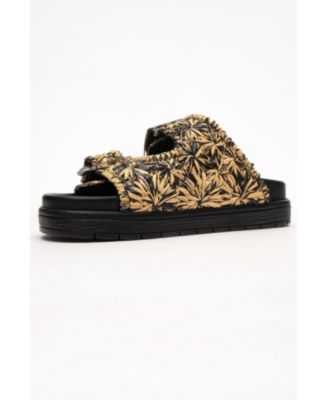 Milana Leather Double Strap Sandal (Women)