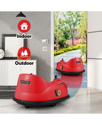 12V Electric Kids Bumper Car with Remote Control and Spinning Fun