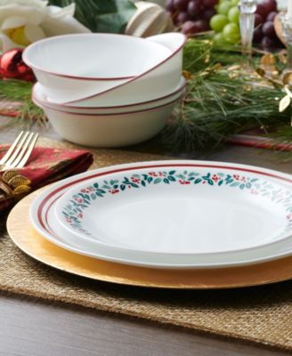 Be Merry 18 Pc. Dinnerware Set, Service For 6