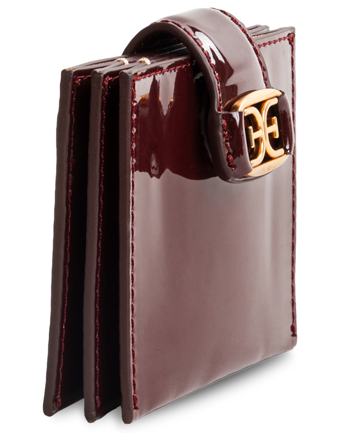 Sam Edelman Holiday Accordian Wallet In Burgundy