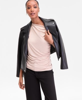 Women's Ruched Sleeveless Twist Top, Macy's Exclusive