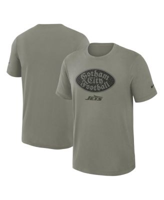 Nike - Men's Dark Stucco New York Jets 2025 Rivalries Collection Slub Dri-FIT T-Shirt