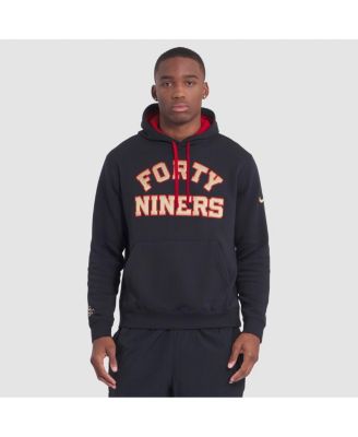 Nike - Men's Black San Francisco 49ers 2025 Rivalries Collection Club Hoodie