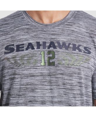 Men's Wolf Gray Seattle Seahawks 2025 Rivalries Collection Sideline Velocity Dri-FIT T-Shirt