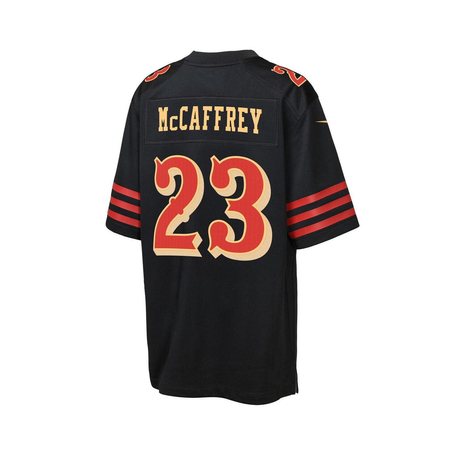 Big Boys and Girls Christian McCaffrey Black San Francisco 49ers 2025 Rivalries Collection Game Jersey
