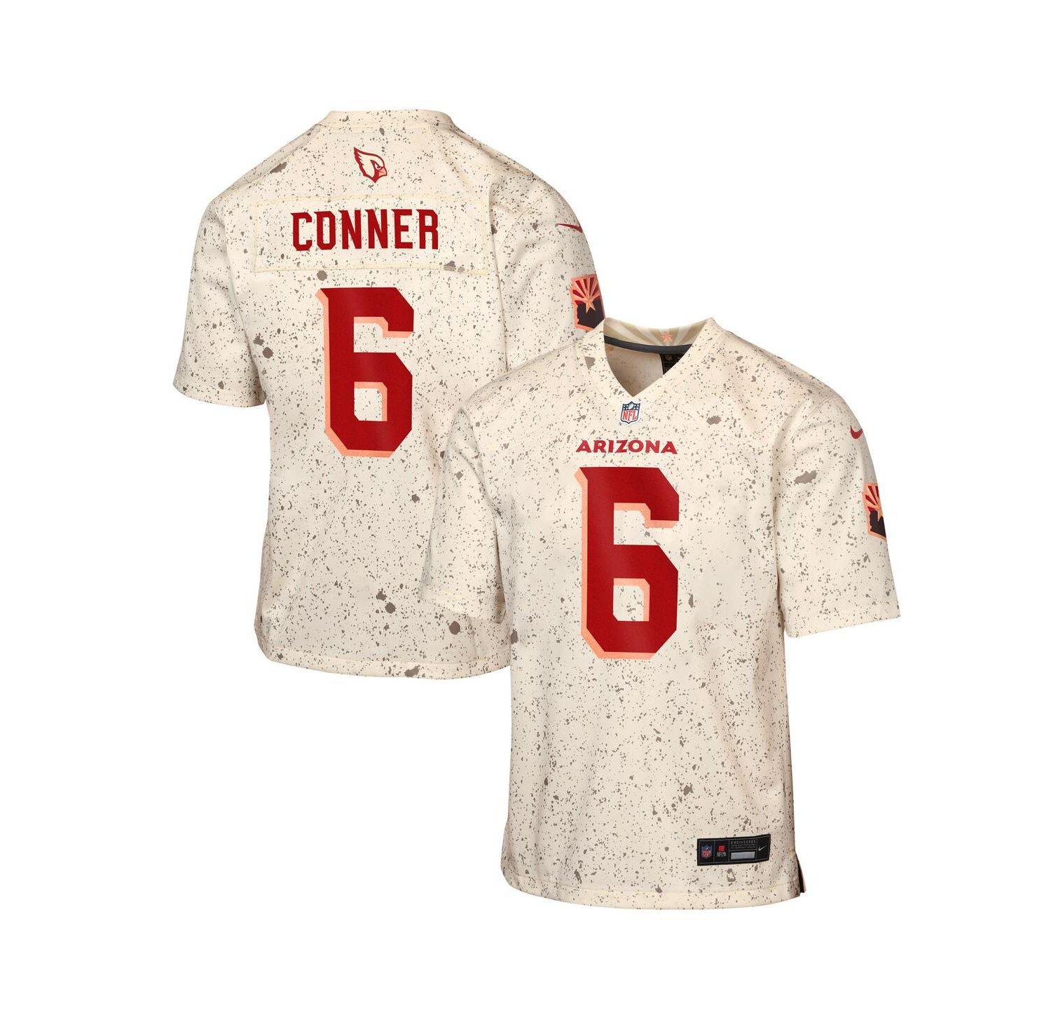Big Boys and Girls James Conner Natural Arizona Cardinals 2025 Rivalries Collection Game Jersey