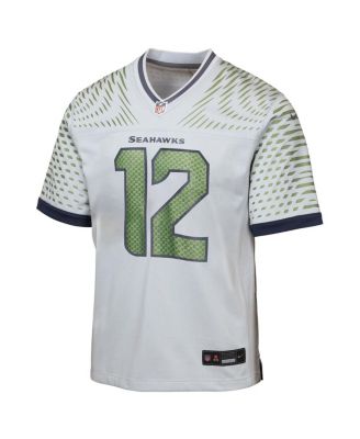 Big Boys and Girls 12s Wolf Gray Seattle Seahawks 2025 Rivalries Collection Game Jersey