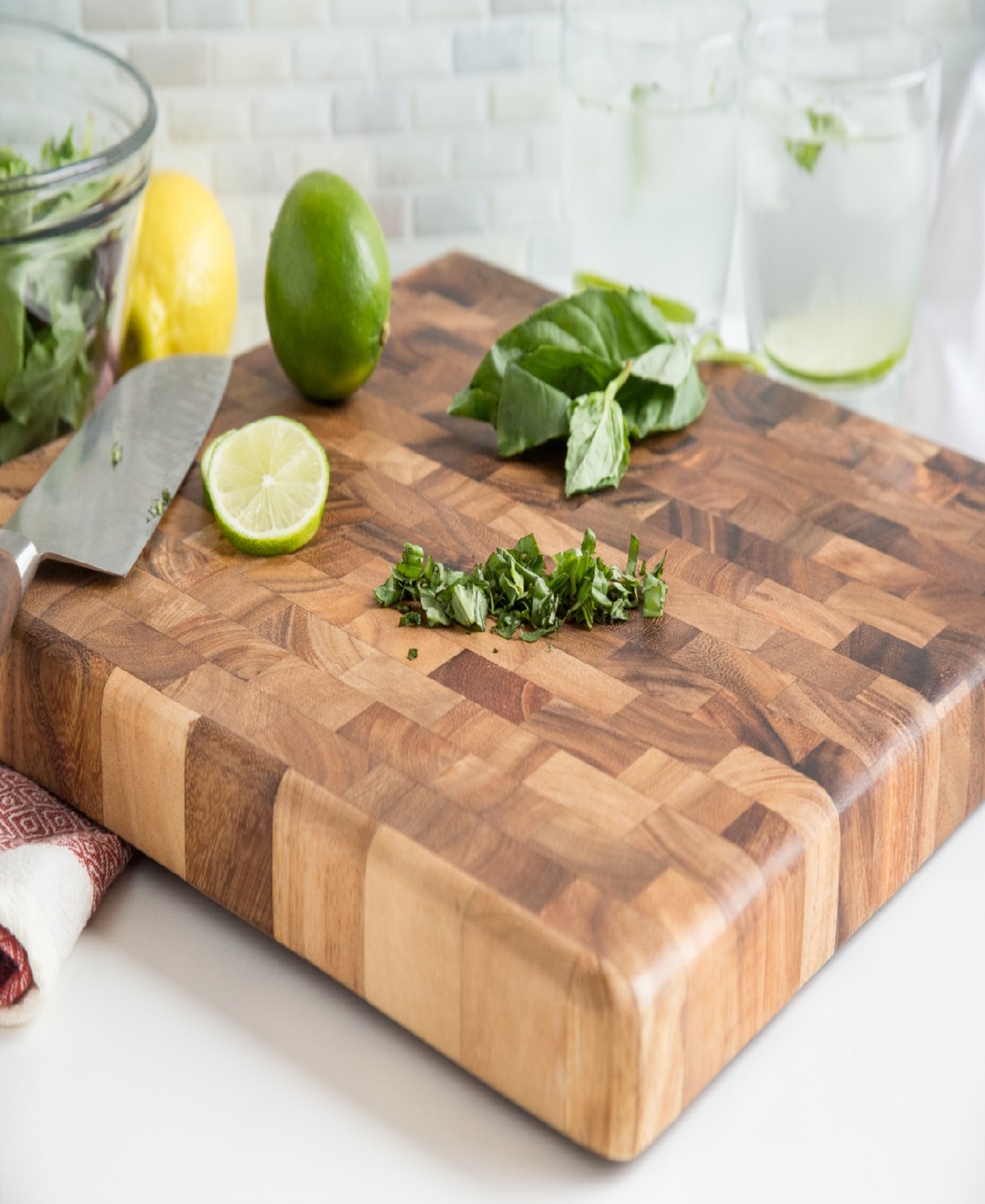 Ironwood Acacia Square End Grain Chef's Board