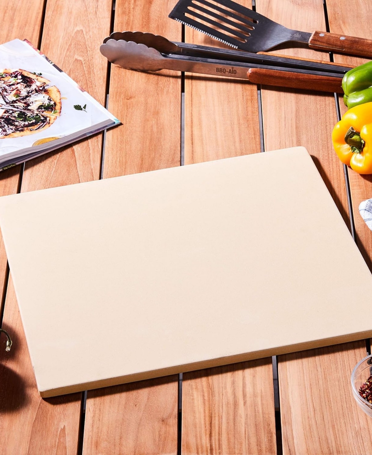 Outset Rectangle Pizza Grill Stone In Neutral