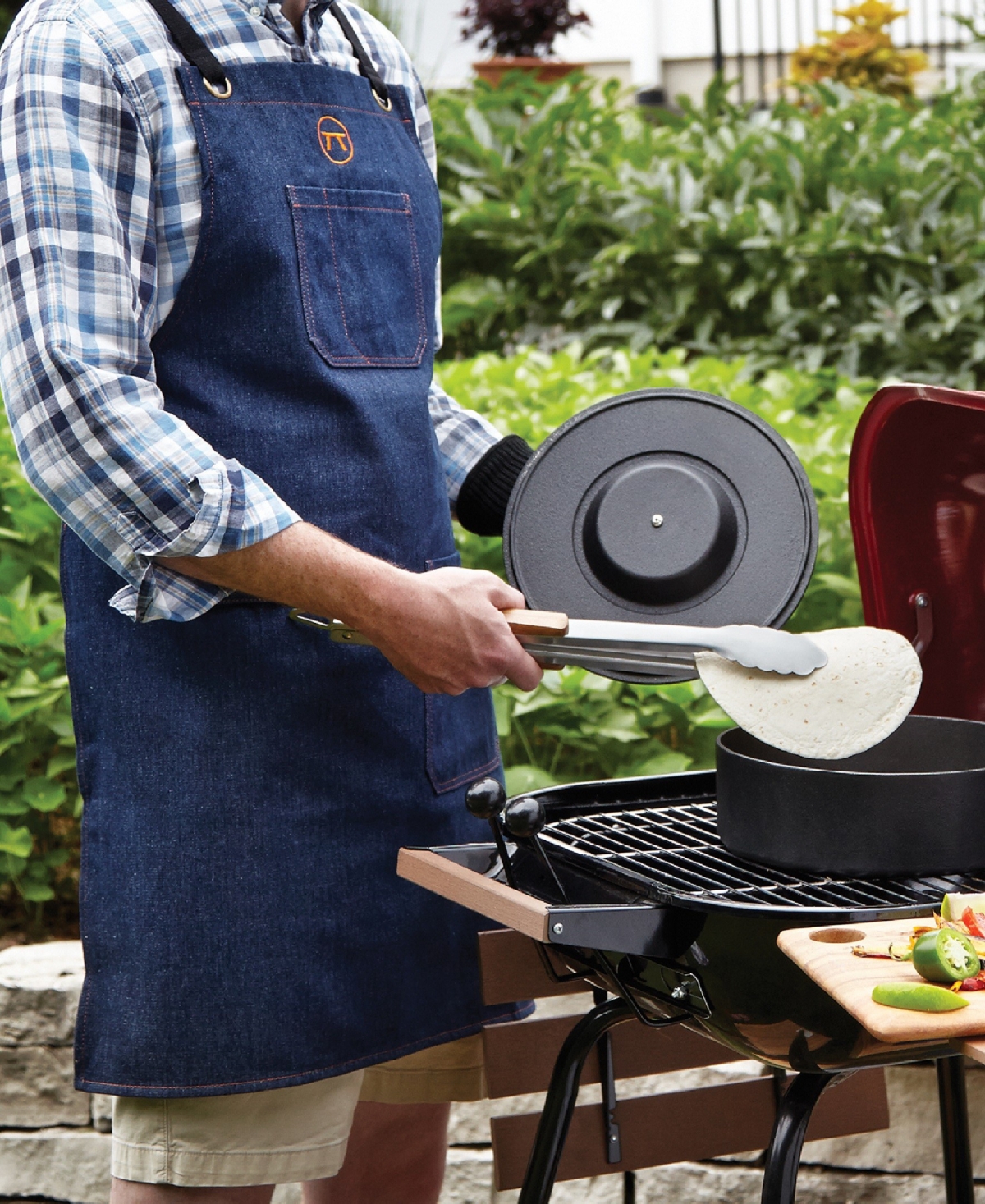 Outset Cotton Blue Denim Apron