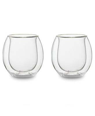 Hand Blown Whiskey Glasses, Set of 2