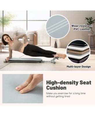 Multifunctional Sit Up Workout Bench with Adjustable Angles and Length