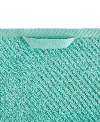 Diagonal Ribbed Cotton 4-Pc. Hand Towel Set