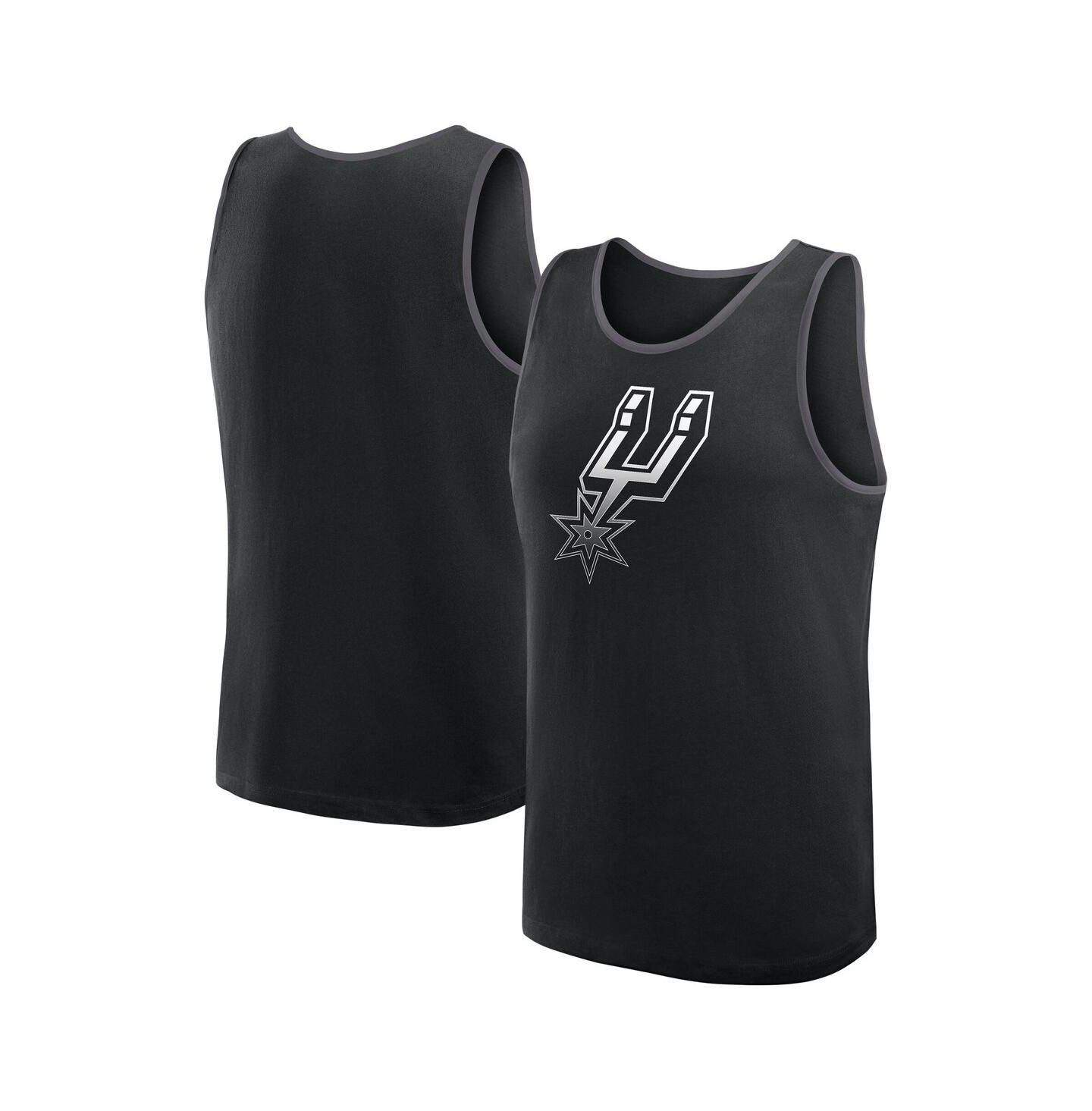 Мужская футболка Logo Athletic Black San Antonio Spurs Unmatched Success — фото 1