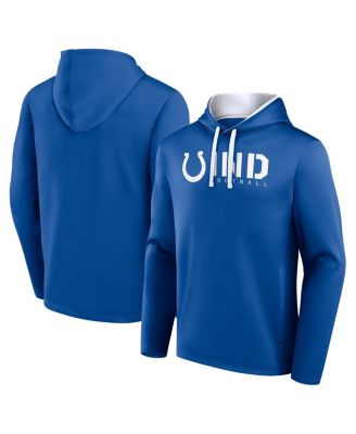 Logo Athletic - Men's Royal Indianapolis Colts Head Start Pullover Hoodie