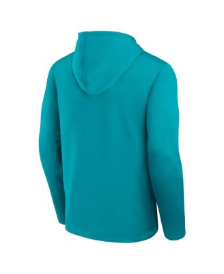 Men's Aqua Miami Dolphins Head Start Pullover Hoodie