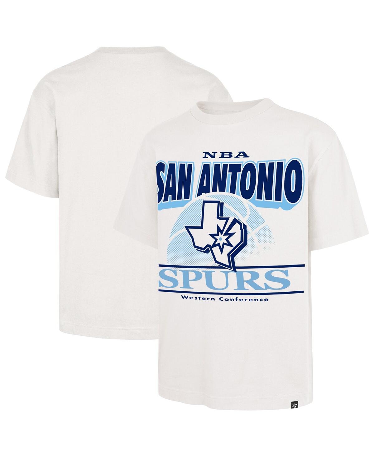 '47 Brand Men's White San Antonio Spurs City Edition Shifty Foundation T-Shirt